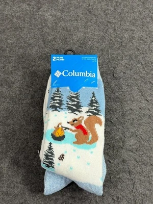 Calcetines térmicos interiores de lana Columbia para mujer 2 pares zapatos talla 4-10 nuevos con etiquetas Foto 1 de 2