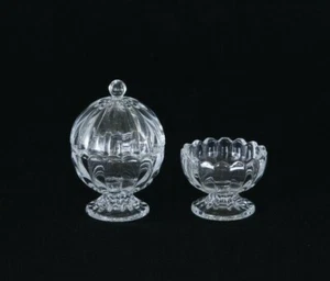 SGI Soka Gakkai Water cup& Buddhist ware set Clear Glass For Buddhist altar - Picture 1 of 8