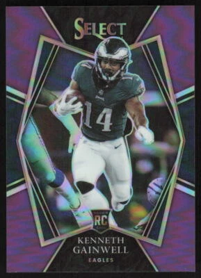2021 Panini Select Premier Purple Rookie #181 Kenneth Gainwell /75 Eagles - Image 1 of 2