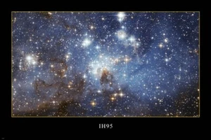 HUBBLE SPACE IMAGE POSTER IH95 20x30 galaxies STARS astrology VERY DETAILED - Picture 1 of 1