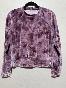Lululemon Velour Warm Down Crew Sweatshirt Size 8 - Picture 1 of 5