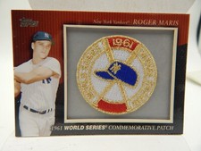2010 Topps Manufactured Commemorative Patch Roger Maris #MCP-17 Patch