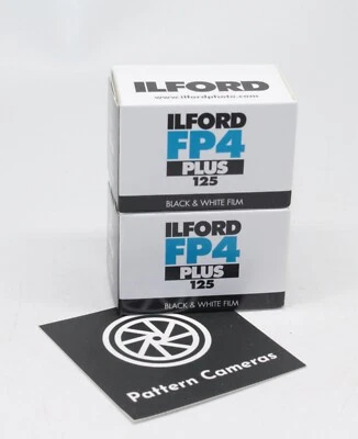 Two ILFORD FP4 PLUS B&W 35mm ISO 125 Film - Brand new stock - Expiry 05/2029 - Image 1 of 2