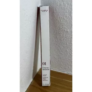 Clarins Crayon Sourcils Eyebrow Pencil 01 Dark Brown 1.3 g / 0.045 oz NIB - Picture 1 of 5