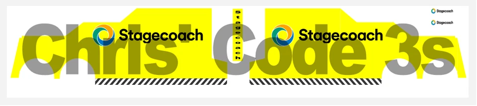 1/76 Code 3 Stagecoach bus recovery decals suit Oxford Diecast Recovery trucks - Image 1 of 1