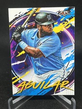 2020 Topps Fire Jesus Aguilar #30 Miami Marlins Baseball