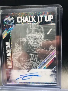 2025 Leaf Metal Chalk It Up CASE HIT Tetairoa McMillan Carolina Panthers /10🔥🔥 - Picture 1 of 4