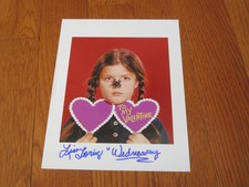 Lisa Loring Autographed Hand Signed 8x10 Photo Wednesday Addams Family