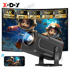 1080P Projector 4K 2.4/5G WiFi Bluetooth Video 10000LM Home Theater 150" Display