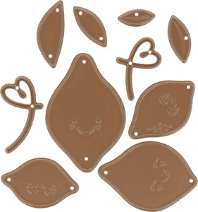 Artemio Plantilla de Troquelado Vitaminas 10 Piezas Troquelado y Estampado Plantilla 0,6-4,7 cm - Imagen 1 de 4