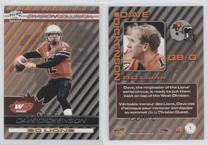 2004 Pacific CFL Division Collision Dave Dickenson #1