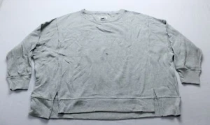 American Eagle Women's This Feels Seriously Lived In Sweatshirt AC2 Gray Large - Picture 1 of 4