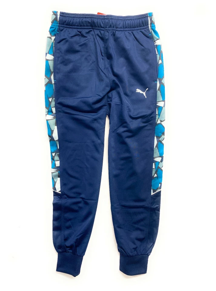 Puma Young Boy's Track Jogger Pants Medium(10-12) Blue