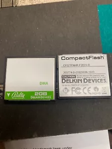 10 pcs 2gb Delkin Devices Compact flash memory card CF NEW - Picture 1 of 4