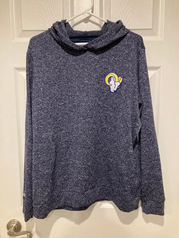 Men's Antigua Long Sleeve LA Rams Lightweight Hoodie Size L Sweatshirt Cover
