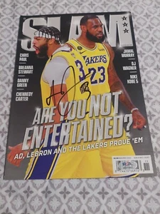 Anthony Davis Los Angeles Lakers Signed Slam Magazine Psa Cert - Picture 1 of 1