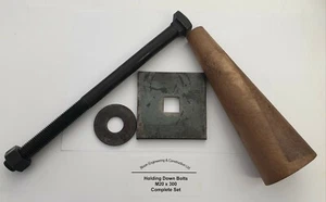 Holding Down Bolts - Complete set - M20 x 300, M20 x 375, M20 x 450 - Picture 1 of 15