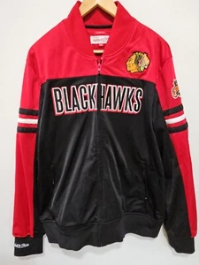 Chicago Blackhawks Clarence Campbell Conference Full Zip Track Jacket XL - Picture 1 of 7