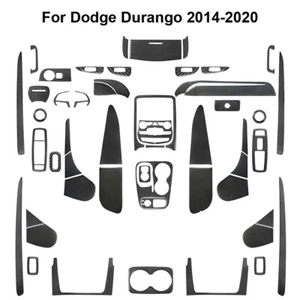 51Pcs Carbon Fiber Full Interior Kit Cover Trim For Dodge Durango 2014-2020 - Picture 1 of 24