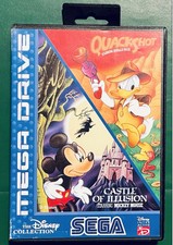 Quackshot/castle of illusion disney sega mega drive pal collection complete euro