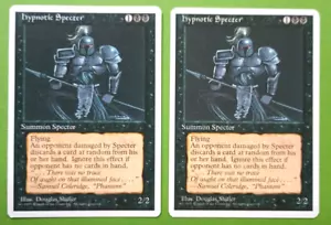 Magic the Gathering MTG vierte (4.) Auflage HYPNOTIC SPECTER X 2 LP/EX 1995! - Bild 1 von 5