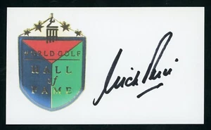 Nick Price PGA Golfer World Golf Hall of Fame Signed 3x5 Index Card E26614 - Picture 1 of 1