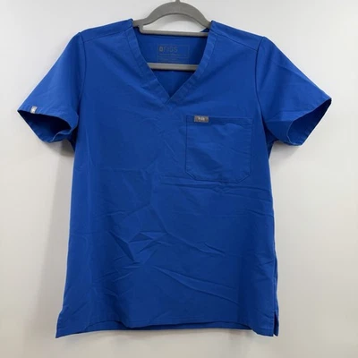 Blusa Médica Figs Catarina Un Bolsillo Para Mujer S Azul Real FW1000 Foto 1 de 4