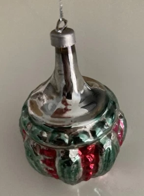 Antique Vintage Mercury Rare Glass Christmas Bauble Figural Rare decoration  - Image 1 of 4