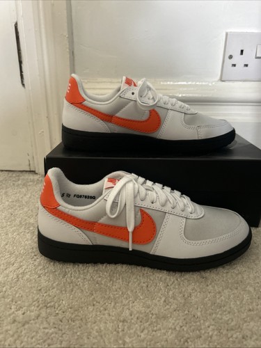 nike field general 82 sp bianco arancione blaze nero uk taglia 5