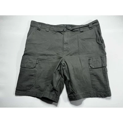 Pantalones Cortos Carga Gris Calce Relajado Manguera Fuego Flexible Duluth Trading Co. Para Hombre - Talla 44x10 Foto 1 de 4