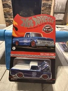 Ford F100 1962 Hot Wheels Collectors Red Line Club RLC 2022 azul #23423/30000 - Imagen 1 de 6