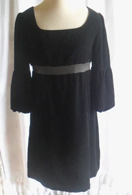 Vestido de veludo preto diane von furstenberg - Imagem 1 de 4