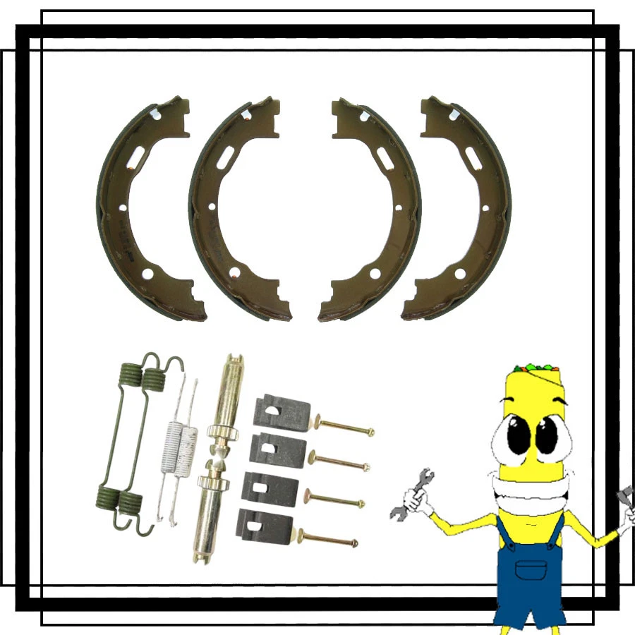 Kit de herrajes de zapata de freno de emergencia de estacionamiento para Mercedes-Benz ML430 1999-2001 Foto 1 de 1