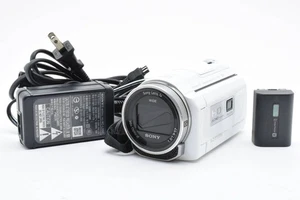 SONY HDR-PJ540 White Portable Camcorder Handycam 30x Zoom 32GB w/Battery - Picture 1 of 10