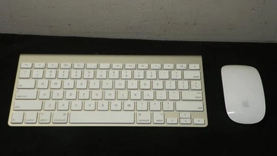 OEM Apple A1314 A1296 Bluetooth 3rd Gen Wireless Keyboard and Magic Mouse Pair A - Image 1 of 4