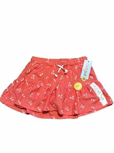 NWT Girl's Cat & Jack Skort Cherry Print New Size Small 6/7 - Picture 1 of 24