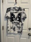 Lucky Brand Dark Side Of The Moon Division Bell Gray Tie Dye 1994 Tour T Shirt M
