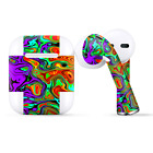 Skins Wraps compatible for Apple Airpods  Mixed Colors