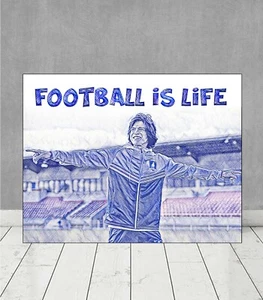 Ted Lasso Dani Rojas Football is Life Dibujo Arte Regalo AFC Richmond Estampado de Fútbol - Imagen 1 de 2