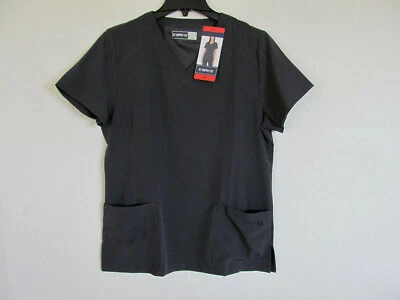 Blusa Médica BT Supply Co Cuello en V - Carbón - 2 Bolsillos Delanteros - Malla Trasera - Para Mujer Mediana Foto 1 de 4