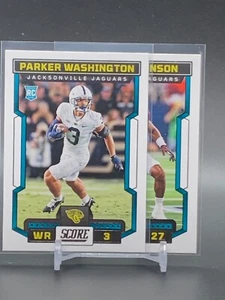 2023 Score Rookie361 & 388 Parker Washington / Antonio Johnson RCs - Bild 1 von 3
