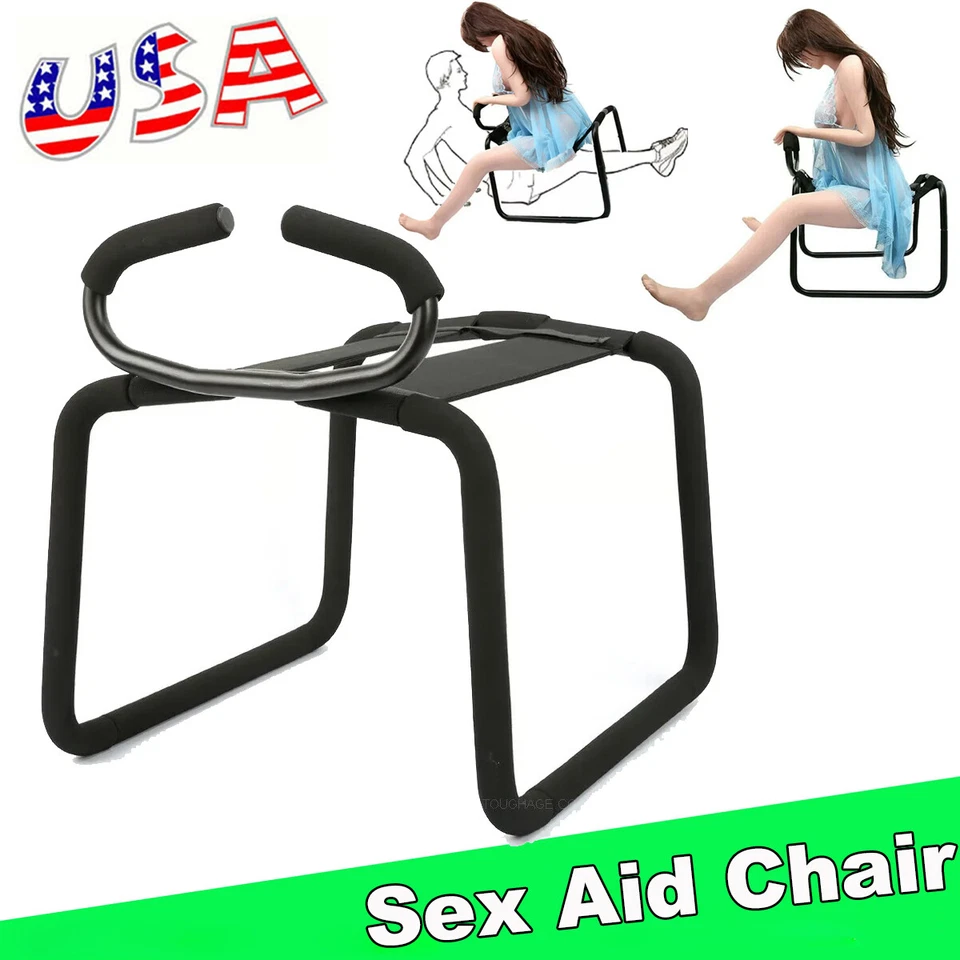 300LB Sex Aid Bounce Tool Sex Chair With Armrest Couple Love Position Stool - Image 1 of 4