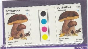 BOTSWANA (MK5652) # 321-324 VF-MNH 7,15,35,50t  MUSHROOM GUTTER PAIRS CV $58 - Bild 1 von 1