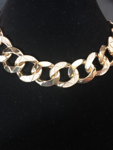 Collana Michael Kors MKJ7053710 Brillante Tono Oro Pave Curb Link Statement