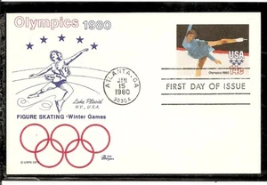 US SC # UX82 Women's Figure Skating .Postal Card FDC. Bazaar Cachet - Picture 1 of 1