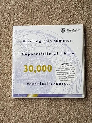 SGI SupportFolio Irix 5.3/6.2 CDROM - SC4-SFPATCHES-1.0 026-1229-001 - Image 1 of 2