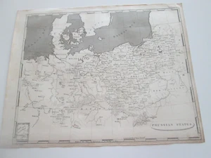 1806 MAPPA ATLANTE CADELL E DAVIES, ""STATI PRUSSIANI" - Foto 1 di 3