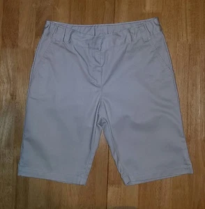 EUC--GIRLS ASW APPROVED SCHOOL WEAR--KHAKI UNIFORM SHORTS--SIZE 12 - Picture 1 of 2