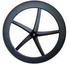 700C 5Spokes Carbon Wheels 65Mm Depth Clincher/Tubular Track/Road Bike Wheelset
