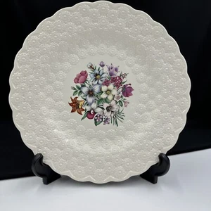 SPODE Provincial Flowers (1) 13" Chop Plate (Round Platter) England •PRISTINE• - Picture 1 of 20